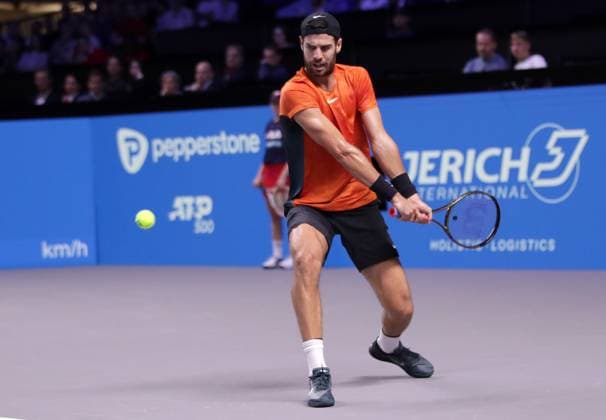 TENNIS - ATP, Tennis Herren Erste Bank Open VIENNA,AUSTRIA,27.OCT.23 - TENNIS - ATP World Tour, Erste Bank Open. Image shows Karen Khachanov (RUS).  GEPAxpictures xWalterxLuger