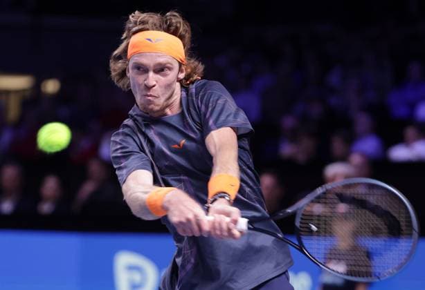 TENNIS - ATP, Tennis Herren Erste Bank Open VIENNA,AUSTRIA,27.OCT.23 - TENNIS - ATP World Tour, Erste Bank Open. Image shows Andrey Rublev (RUS).  GEPAxpictures xWalterxLuger