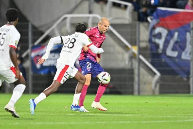 johan Gastien (clermont) FOOTBALL : Clermont Foot vs OGC Nice - Ligue 1 Uber Eats - 27 10 2023 FredericChambert Panoramic 