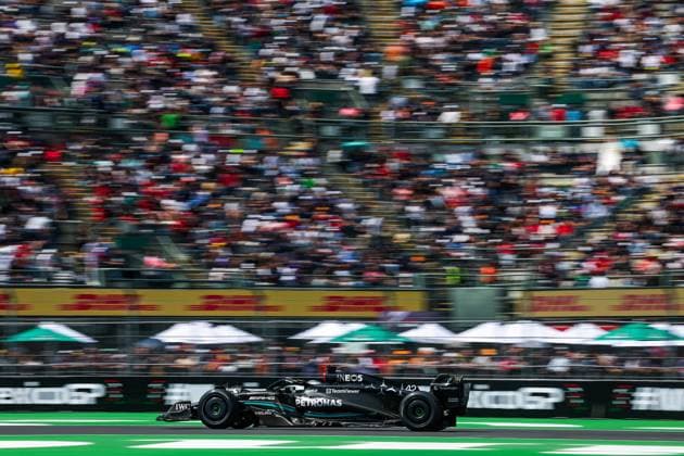 VESTI Frederik, Mercedes AMG F1 Team W14, action during the 2023 Formula 1 Grand Premio de la Ciudad de Mexico, 19th round of the 2023 Formula One World Championship, WM, Weltmeisterschaft from October 27 to 29, 2023 on the Autodromo Hermanos Rodriguez, in Mexico City, Mexico - F1 - MEXICO CITY GRAND PRIX 2023 DPPI Panoramic  00123042_G0OD2131