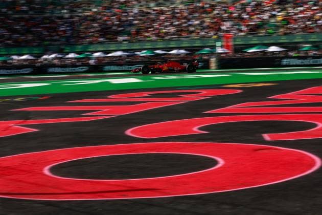 55 Carlos Sainz (ESP, Scuderia Ferrari), F1 Grand Prix of Mexico at Autodromo Hermanos Rodriguez on October 27, 2023 in Mexico City, Mexico. (Photo by HOCH ZWEI) Mexico City Mexico