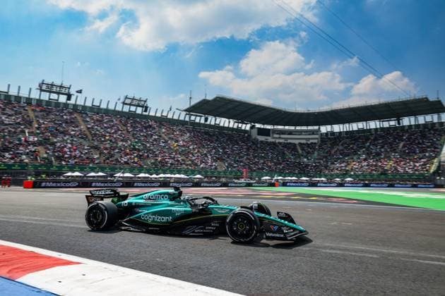 18 Lance Stroll (CAN, Aston Martin Aramco Cognizant F1 Team), F1 Grand Prix of Mexico at Autodromo Hermanos Rodriguez on October 27, 2023 in Mexico City, Mexico. (Photo by HOCH ZWEI) Mexico City Mexico
