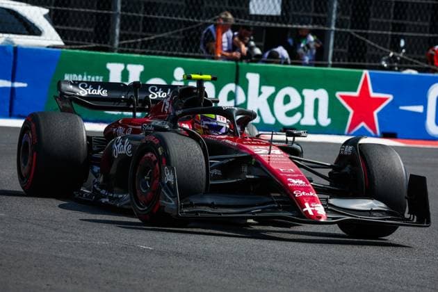 24 Guanyu Zhou (CHN, Alfa Romeo F1 Team Stake), F1 Grand Prix of Mexico at Autodromo Hermanos Rodriguez on October 27, 2023 in Mexico City, Mexico. (Photo by HOCH ZWEI) Mexico City Mexico