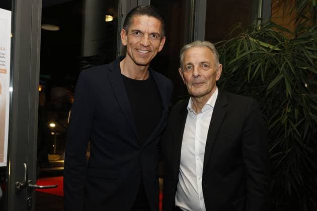 Deniz Aytekin und Karl Heinz Körbel Deutscher Fussball Kulturpreis 2023 Nürnberg Copyright: xZichyx Eibner-Pressefotox EP_rzy