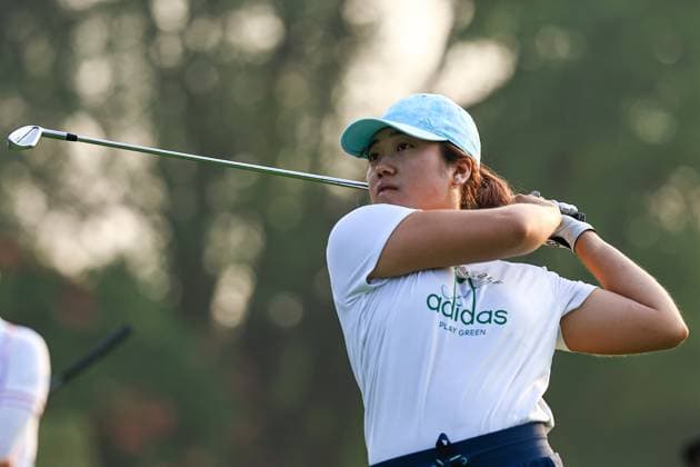 KUALA LUMPUR, MALAYSIA - OCTOBER 28: Natasha Andrea Oon of Malaysia play a shot during the third round of the 2023 LPGA, Golf Damen Maybank Championship on October 28, 2023, at Kuala Lumpur Golf and Country Club in Kuala Lumpur, Malaysia. (Photo by Hazrin Yeob Men Shah Icon Sportswire) GOLF: OCT 28 Maybank Championship EDITORIAL USE ONLY Icon3782310283967