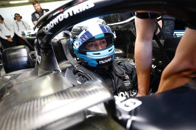 63 George Russell (GBR, Mercedes-AMG Petronas F1 Team), F1 Grand Prix of Mexico at Autodromo Hermanos Rodriguez on October 28, 2023 in Mexico City, Mexico. (Photo by HOCH ZWEI) Mexico City Mexico