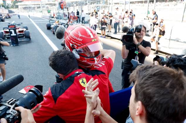 16 Charles Leclerc (MCO, Scuderia Ferrari), F1 Grand Prix of Mexico at Autodromo Hermanos Rodriguez on October 28, 2023 in Mexico City, Mexico. (Photo by HOCH ZWEI) Mexico City Mexico
