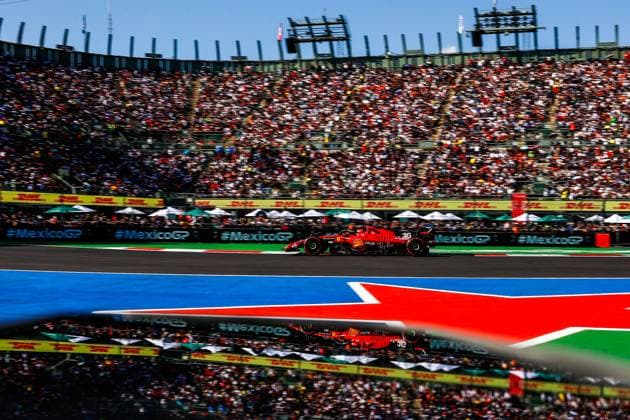 16 Charles Leclerc (MCO, Scuderia Ferrari), F1 Grand Prix of Mexico at Autodromo Hermanos Rodriguez on October 28, 2023 in Mexico City, Mexico. (Photo by HOCH ZWEI) Mexico City Mexico