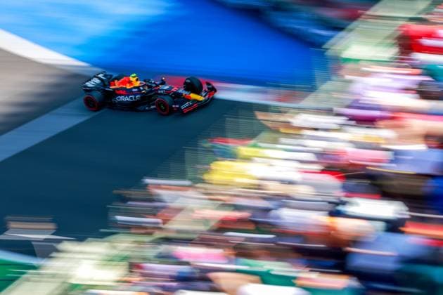 11 Sergio Perez (MEX, Oracle Red Bull Racing), F1 Grand Prix of Mexico at Autodromo Hermanos Rodriguez on October 28, 2023 in Mexico City, Mexico. (Photo by HOCH ZWEI) Mexico City Mexico