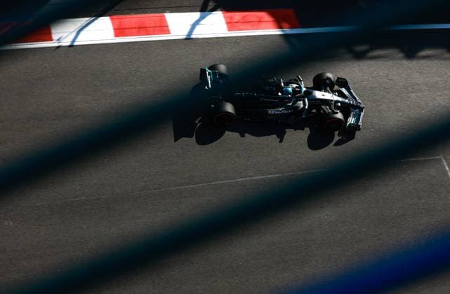63 George Russell (GBR, Mercedes-AMG Petronas F1 Team), F1 Grand Prix of Mexico at Autodromo Hermanos Rodriguez on October 28, 2023 in Mexico City, Mexico. (Photo by HOCH ZWEI) Mexico City Mexico