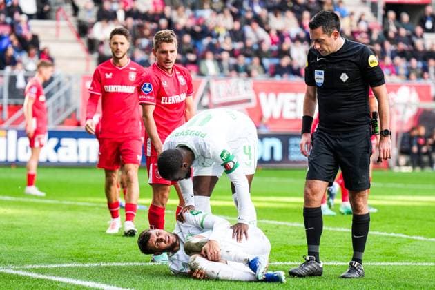 Eredivisie: FC Twente v Feyenoord Enschede - Santiago Gimenez of Feyenoord during the match between FC Twente v Feyenoord at De Grolsch Veste on 29 October 2023 in Enschede, Netherlands. Copyright: xYannickxVerhoevenx