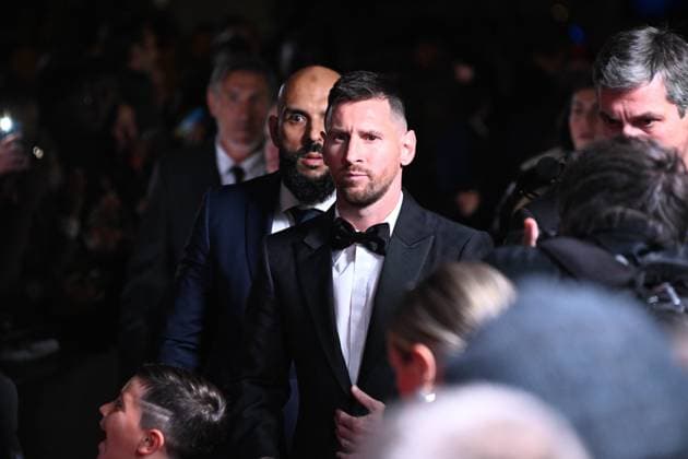 Lionel Leo Messi FOOTBALL : Ballon d Or 2023 - Paris - 30 10 2023 FedericoPestellini Panoramic 