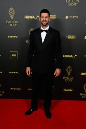 Novak Djokovic FOOTBALL : Ballon d Or 2023 - Paris - 30 10 2023 FedericoPestellini Panoramic 