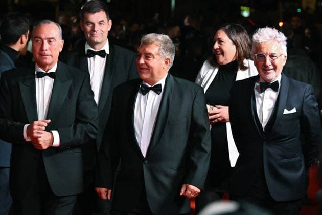 Joan Laporta FOOTBALL : Ballon d Or 2023 - Paris - 30 10 2023 FedericoPestellini Panoramic 
