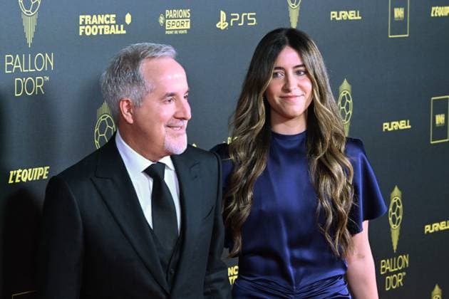 Jorge Mas Santos et guest FOOTBALL : Ballon d Or 2023 - Paris - 30 10 2023 FedericoPestellini Panoramic 