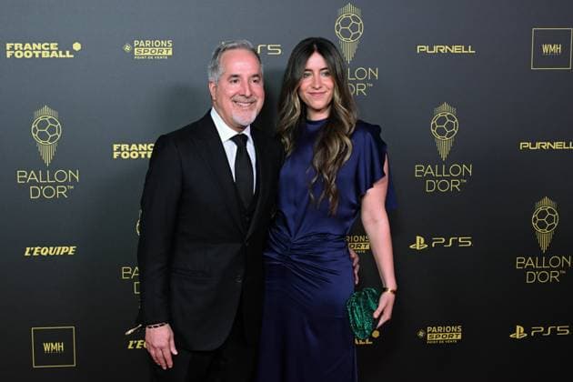 Jorge Mas Santos et guest FOOTBALL : Ballon d Or 2023 - Paris - 30 10 2023 FedericoPestellini Panoramic 