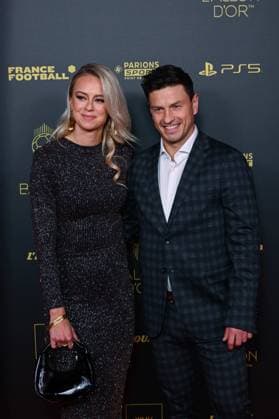 Amanda Ilestedt et Rainer Muller FOOTBALL : Ballon d Or 2023 - Paris - 30 10 2023 FedericoPestellini Panoramic 