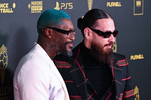 Djibril Cisse and SCH FOOTBALL : Ballon d Or 2023 - Paris - 30 10 2023 FedericoPestellini Panoramic 
