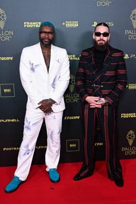 Djibril Cisse and SCH FOOTBALL : Ballon d Or 2023 - Paris - 30 10 2023 FedericoPestellini Panoramic 