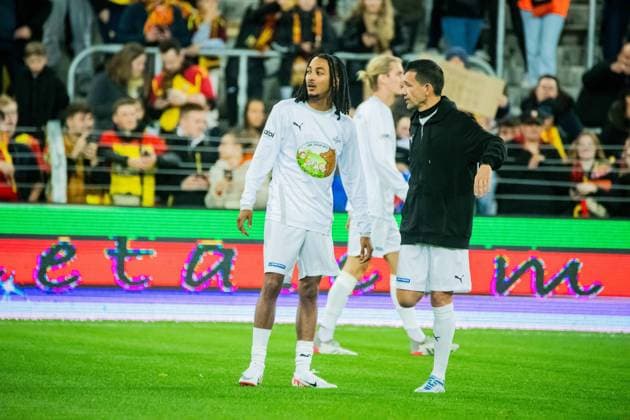 Theodor Eric Carriere FOOTBALL : RC Lens Legende x Legende Francais - 31 10 2023 BaptisteAutissier Panoramic 