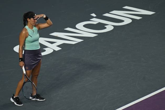 2023 WTA, Tennis Damen Finals - Day 3 CANCUN, MEXICO - OCTOBER 31: Aryna Sabalenka of Belarus during a match against Jessica Pegula of USA, on Day 3 of the GNP Seguros WTA Finals Cancun 2023 part of the Hologic WTA Tour, on October 31, 2023, in Cancun, Quintana Roo, Mexico. Cancun Mexico  Copyright: xArturxWidakx originalFilename:widak-2023wtaf231031_npmOJ.jpg