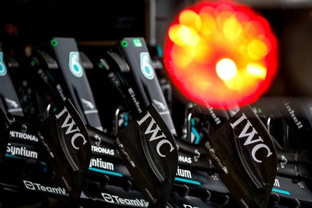 Mercedes-AMG F1 W14 E Performance front wings, F1 Grand Prix of Brazil at Autodromo Jose Carlos Pace on November 2, 2023 in Sao Paulo, Brazil. (Photo by HOCH ZWEI) Sao Paulo Brazil