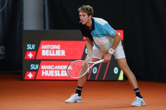 Antoine Bellier (SUI) Tennis - Wolffkran Open - ATP, Tennis Herren Challenger - TC Ismaning - Ismaning - Bavaria - Germany - 3 November 2023. Â Copyright: xJuergenxHasenkopfx