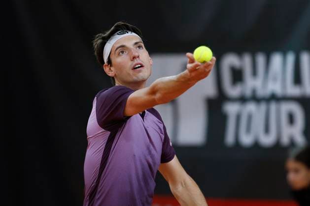 Marc-Andrea Huesler Tennis - Wolffkran Open - ATP, Tennis Herren Challenger - TC Ismaning - Ismaning - Bavaria - Germany - 3 November 2023. Â Copyright: xJuergenxHasenkopfx
