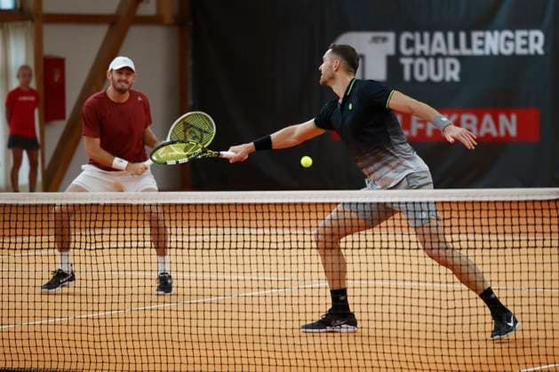 Sriram Balaji, Andre Begemann, Herren Doppel, L-R. Robert Galloway, Albano Olivetti Tennis - Wolffkran Open - ATP, Tennis Herren Challenger - TC Ismaning - Ismaning - Bavaria - Germany - 3 November 2023. Â Copyright: xJuergenxHasenkopfx