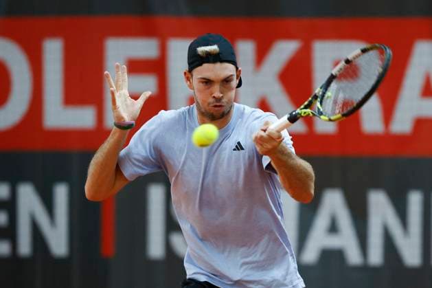 Maximilian Marterer (GER) Tennis - Wolffkran Open - ATP, Tennis Herren Challenger - TC Ismaning - Ismaning - Bavaria - Germany - 3 November 2023. Â Copyright: xJuergenxHasenkopfx