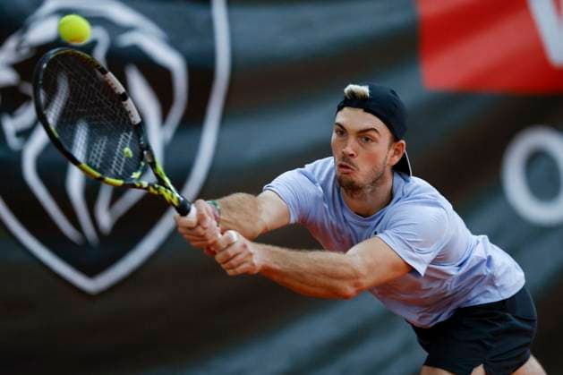 Maximilian Marterer (GER) Tennis - Wolffkran Open - ATP, Tennis Herren Challenger - TC Ismaning - Ismaning - Bavaria - Germany - 3 November 2023. Â Copyright: xJuergenxHasenkopfx