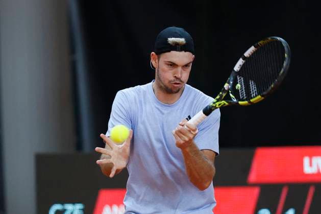Maximilian Marterer (GER) Tennis - Wolffkran Open - ATP, Tennis Herren Challenger - TC Ismaning - Ismaning - Bavaria - Germany - 3 November 2023. Â Copyright: xJuergenxHasenkopfx