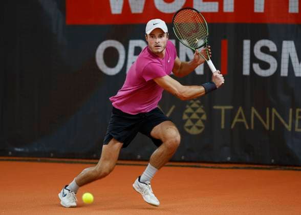 Rudolf Molleker, Herren Einzel Tennis - Wolffkran Open - ATP, Tennis Herren Challenger - TC Ismaning - Ismaning - Bavaria - Germany - 3 November 2023. Â Copyright: xJuergenxHasenkopfx
