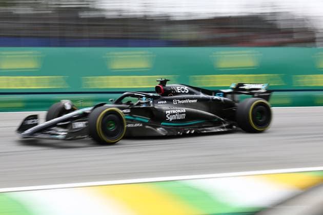 03.11.2023, Autodromo Jose Carlos Pace, Interlagos, Formula 1 Rolex Sao Paulo Grand Prix 2023 , im Bild George Russell (GBR), Mercedes-AMG Petronas F1 Team Interlagos Autodromo Jose Carlos Pace Brasilien