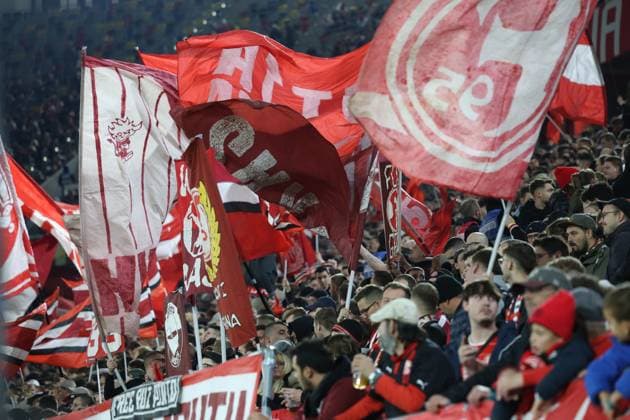 GER, 2. FBL. Fortuna Duesseldorf vs. SV Wehen Wiesbaden 03.11.2023, Merkur Spiel-Arena, Duesseldorf, GER, 2. FBL. Fortuna Duesseldorf vs. SV Wehen Wiesbaden, im Bild: Fans Duesseldorf