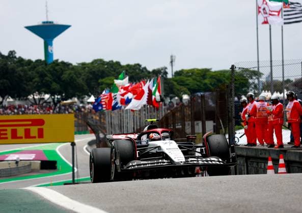22 Yuki Tsunoda (JPN, Scuderia AlphaTauri), F1 Grand Prix of Brazil at Autodromo Jose Carlos Pace on November 3, 2023 in Sao Paulo, Brazil. (Photo by HOCH ZWEI) Sao Paulo Brazil