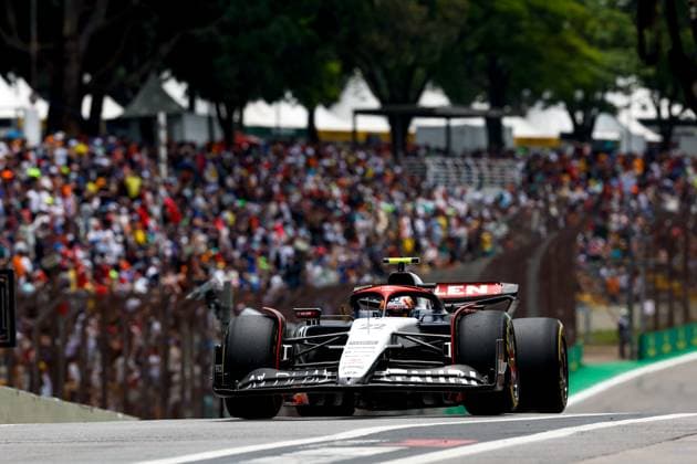22 Yuki Tsunoda (JPN, Scuderia AlphaTauri), F1 Grand Prix of Brazil at Autodromo Jose Carlos Pace on November 3, 2023 in Sao Paulo, Brazil. (Photo by HOCH ZWEI) Sao Paulo Brazil