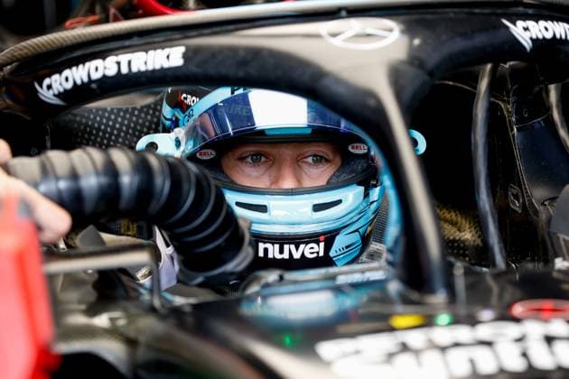 63 George Russell (GBR, Mercedes-AMG Petronas F1 Team), F1 Grand Prix of Brazil at Autodromo Jose Carlos Pace on November 3, 2023 in Sao Paulo, Brazil. (Photo by HOCH ZWEI) Sao Paulo Brazil