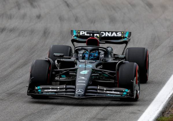 63 George Russell (GBR, Mercedes-AMG Petronas F1 Team), F1 Grand Prix of Brazil at Autodromo Jose Carlos Pace on November 3, 2023 in Sao Paulo, Brazil. (Photo by HOCH ZWEI) Sao Paulo Brazil