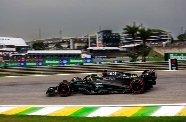44 Lewis Hamilton (GBR, Mercedes-AMG Petronas F1 Team), F1 Grand Prix of Brazil at Autodromo Jose Carlos Pace on November 3, 2023 in Sao Paulo, Brazil. (Photo by HOCH ZWEI) Sao Paulo Brazil