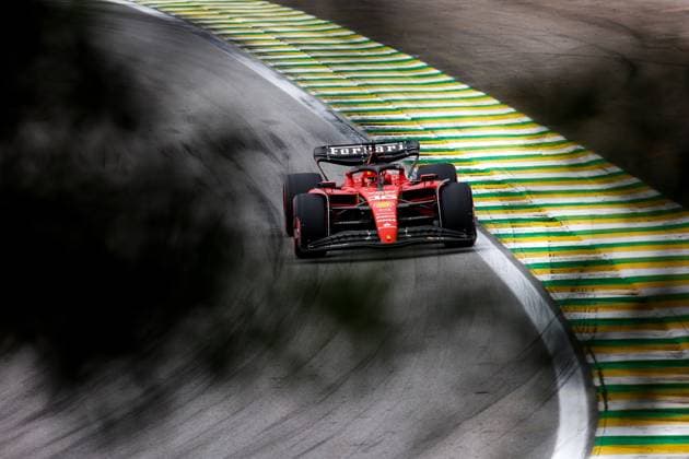 16 Charles Leclerc (MCO, Scuderia Ferrari), F1 Grand Prix of Brazil at Autodromo Jose Carlos Pace on November 3, 2023 in Sao Paulo, Brazil. (Photo by HOCH ZWEI) Sao Paulo Brazil