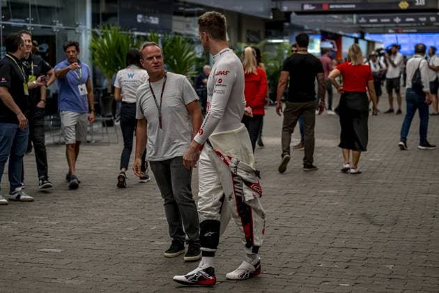Sao Paulo - 03-11-2023, Interlagos Circuit, Nico Hulkenberg at the Formula 1 Brazil Grand Prix 2023 Friday Formula 1 Brazil Grand Prix 2023 Friday  x23023109x Copyright: