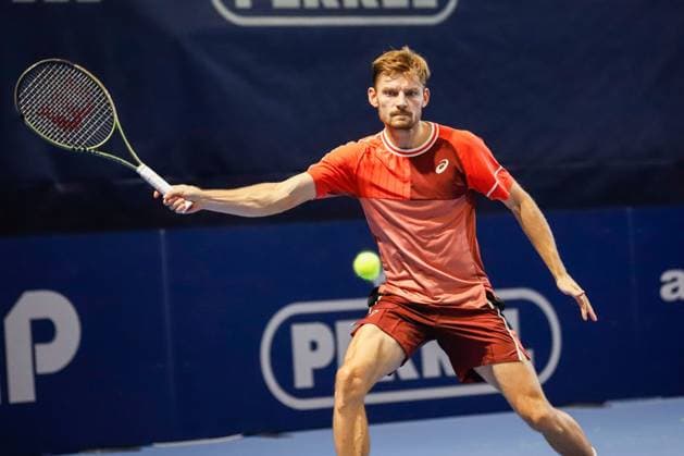 David Goffin (BEL) during ATP, Tennis Herren Challenger Bergamo, International Tennis match in Bergamo, Italy, November 03 2023  Copyright: xRobertaxCorradin IPAxSportx xipax xx IPA_41403820 IPA_Agency_IPA41403820