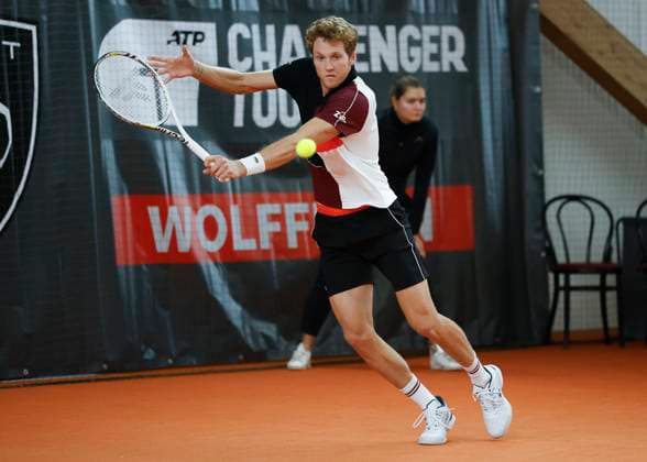 Antoine Bellier (SUI), Herren Einzel Tennis - Wolffkran Open - ATP, Tennis Herren Challenger - TC Ismaning - Ismaning - Bavaria - Germany - 4 November 2023. Â Copyright: xJuergenxHasenkopfx