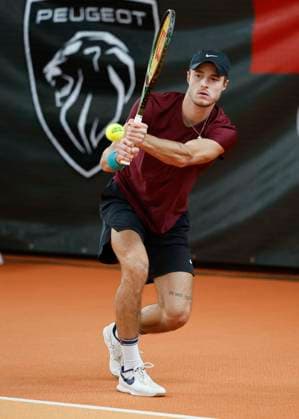 Rudolf Molleker, Herren Einzel Tennis - Wolffkran Open - ATP, Tennis Herren Challenger - TC Ismaning - Ismaning - Bavaria - Germany - 4 November 2023. Â Copyright: xJuergenxHasenkopfx