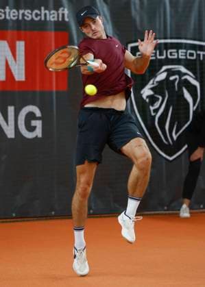 Rudolf Molleker, Herren Einzel Tennis - Wolffkran Open - ATP, Tennis Herren Challenger - TC Ismaning - Ismaning - Bavaria - Germany - 4 November 2023. Â Copyright: xJuergenxHasenkopfx