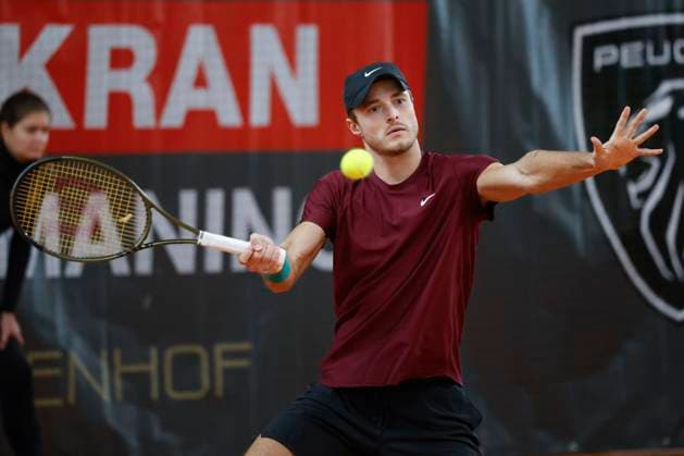 Rudolf Molleker, Herren Einzel Tennis - Wolffkran Open - ATP, Tennis Herren Challenger - TC Ismaning - Ismaning - Bavaria - Germany - 4 November 2023. Â Copyright: xJuergenxHasenkopfx