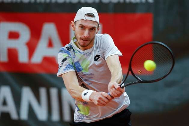 Lukas Klein (SVK), Herren Einzel Tennis - Wolffkran Open - ATP, Tennis Herren Challenger - TC Ismaning - Ismaning - Bavaria - Germany - 4 November 2023. Â Copyright: xJuergenxHasenkopfx