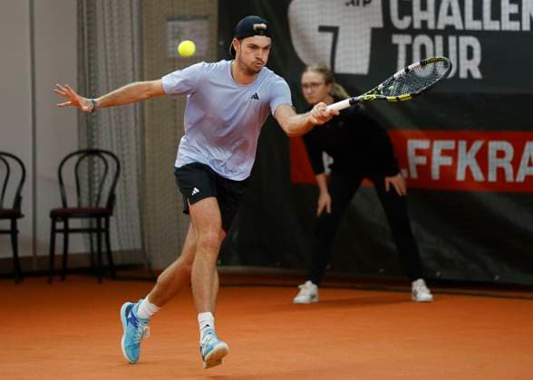Maximilian Marterer, Herren Einzel Tennis - Wolffkran Open - ATP, Tennis Herren Challenger - TC Ismaning - Ismaning - Bavaria - Germany - 4 November 2023. Â Copyright: xJuergenxHasenkopfx