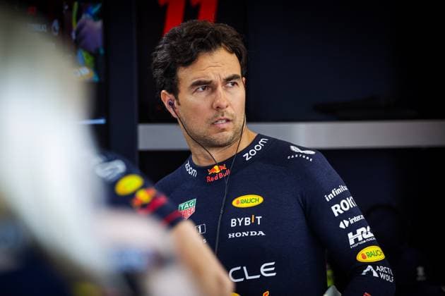 PEREZ Sergio (mex), Red Bull Racing RB19, portrait during the 2023 Formula 1 Rolex Grande Premio de Sao Paulo, 20th round of the 2023 Formula One World Championship, WM, Weltmeisterschaft from November 3 to 5, 2023 on the Autodromo JosÃ Carlos Pace, in Sao Paulo, Brazil - F1 - SAO PAULO GRAND PRIX 2023 DPPI Panoramic  00123044_G0OD0866
